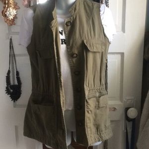 Olive vest